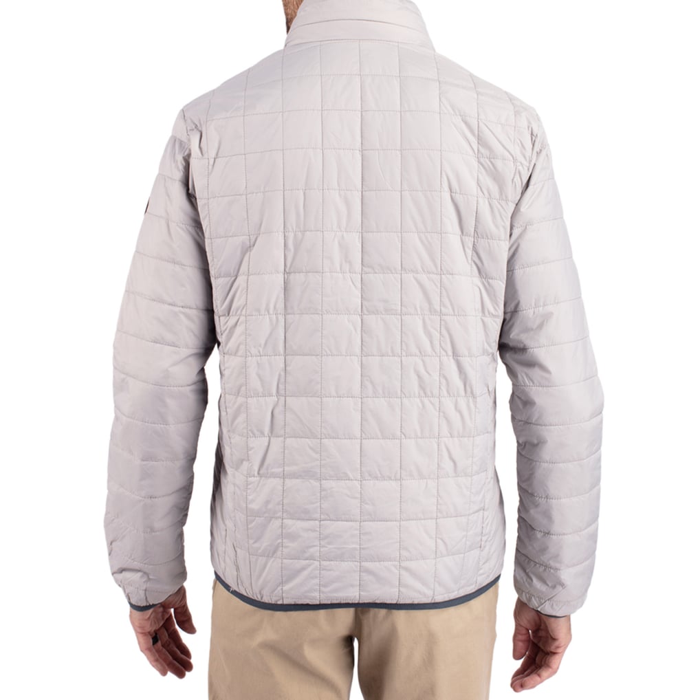  Arizona State Sun Devils Cutter & Buck Rainier Eco Insulated PrimaLoft Full-Zip Puffer Jacket - Gray